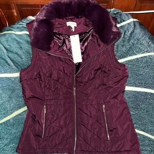 Calvin Klein Women's Deep Purple/Wine Vest
